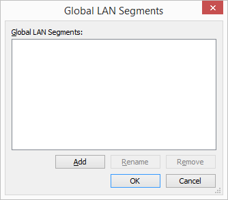 VMware Workstation - Global LAN Segments