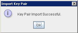 Portecle Import Key Pair Confirmation
