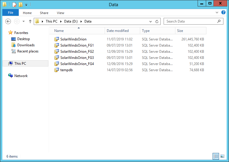 Identify SQL Table Disk Space Usage - Initial SQL File Sizes