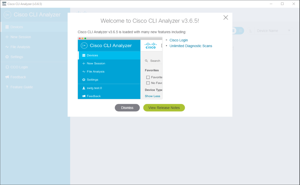 cisco cli analyzer download windows 10